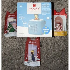 Blue Tonies Toniebox Starter Set Bundle Christmas Mickey , Pine, Kindergarten